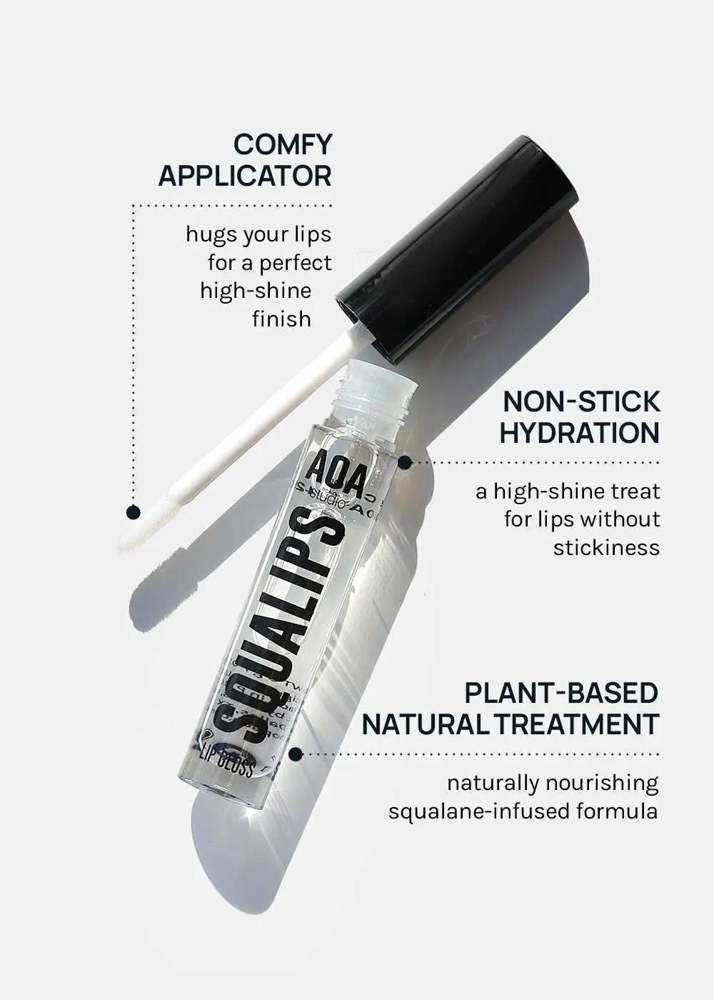 AOA Squalips Clear Lipgloss