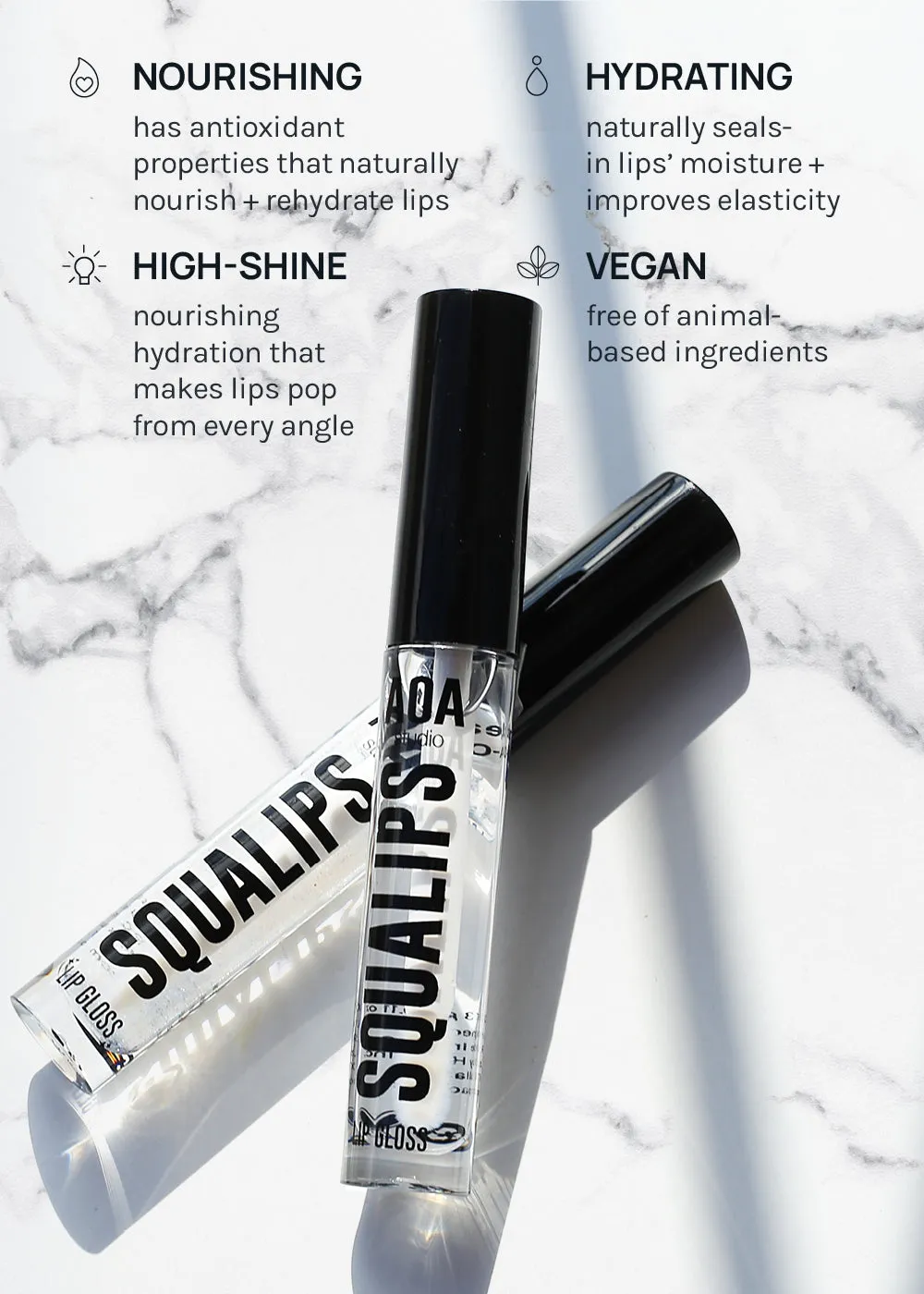 AOA Squalips Clear Lipgloss