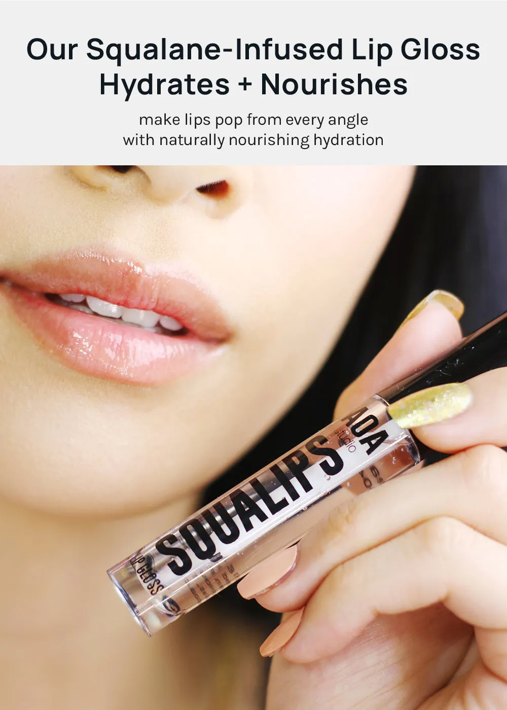 AOA Squalips Clear Lipgloss