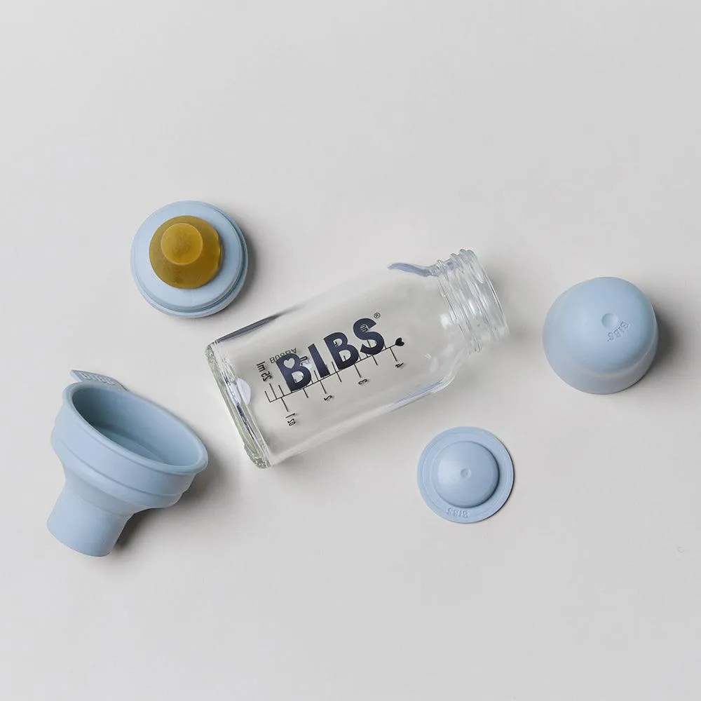 Baby Glass Bottle Complete Set 110ml - Blush