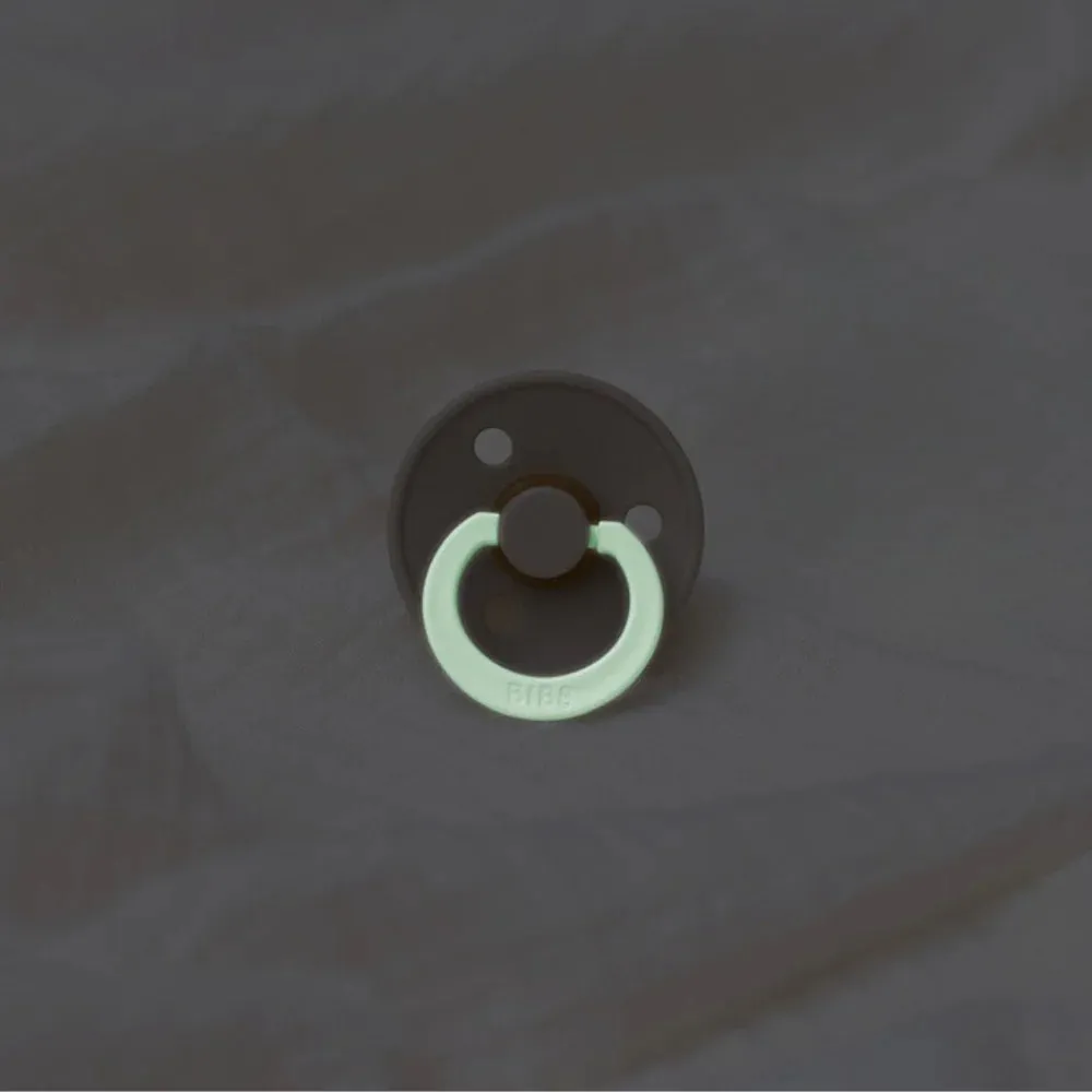 BIBS Pacifier Colour Night Glow Blush