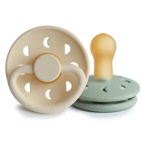 FRIGG MOON PACIFIER 2 PACK | CREAM/SAGE