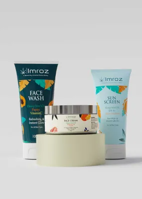 Imroz Face Wash, Sunscreen & Face Cream
