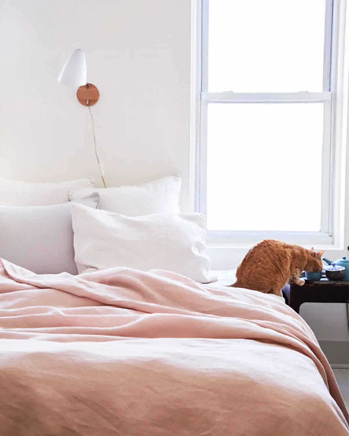Linen Duvet, Blush