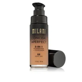 MILANI Conceal   Perfect 2-in-1 Foundation   Concealer - Light Tan #08