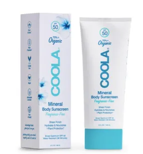 Mineral Body Organic Sunscreen Lotion SPF 50-unscented