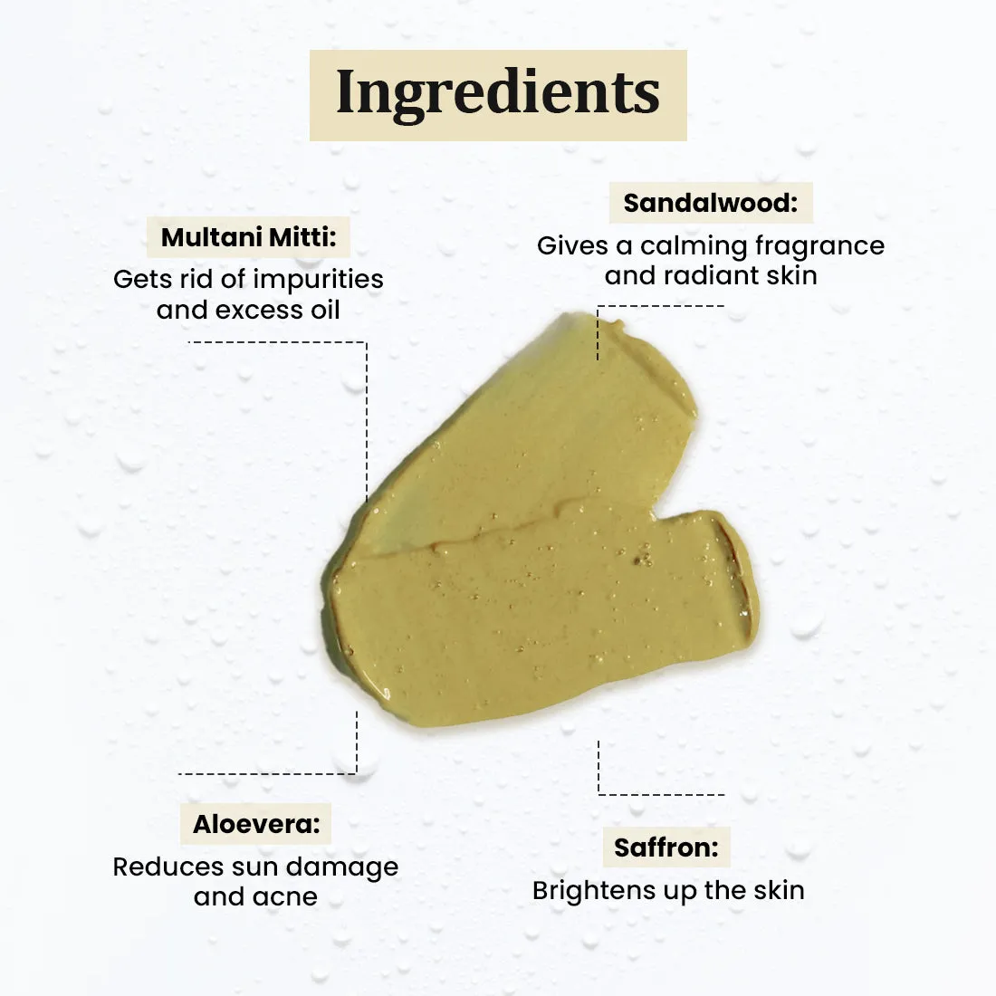 Multani Mitti Face Wash - Paraben/Sulphate-Free.