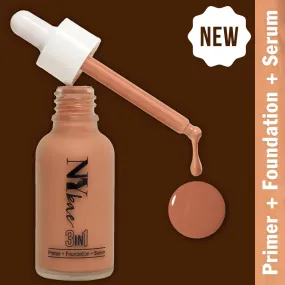 NY Bae 3 in 1  Primer   Foundation   Serum  - Cool Sand 06 (30 ml) | Wheatish | Cool Undertone | Natural Finish | Medium Coverage