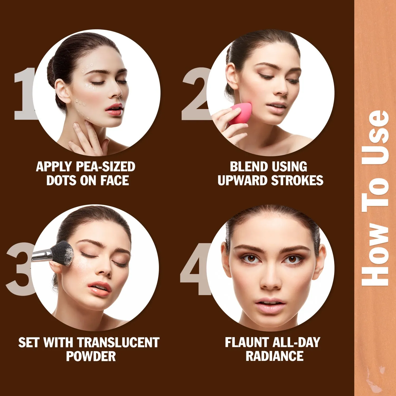 NY Bae 3 in 1  Primer   Foundation   Serum  - Warm Mocha 07 (30 ml) | Dark & Dusky | Warm Undertone | Natural Finish | Medium Coverage