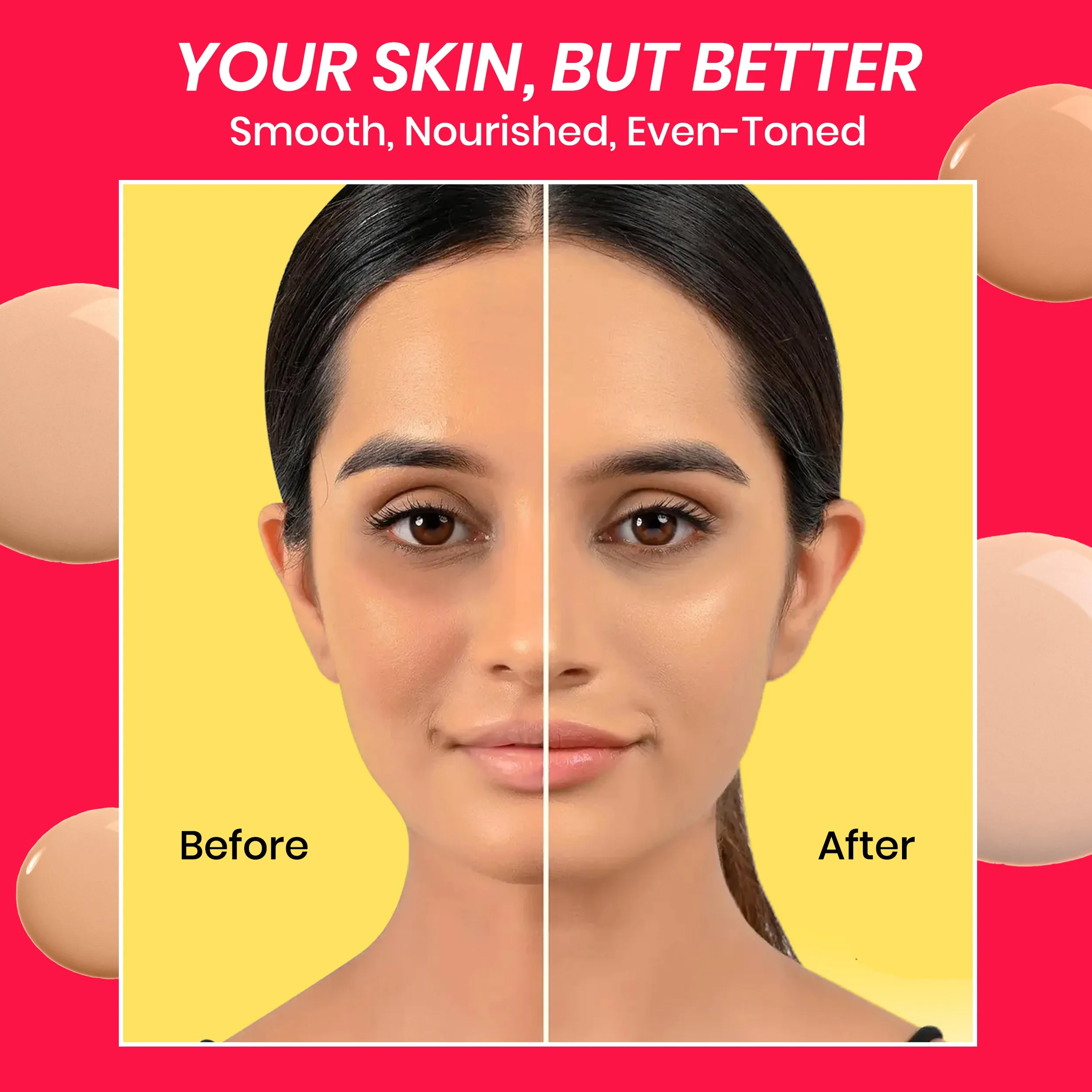NY Bae 3IN1 Serum Foundation - Warm Sand 05 (30 ml) | Infused with Primer | Moisturising I Glowing Korean Skin I Celeb Glow | Dewy Makeup | Evens Skin Tone | Ultra Glow