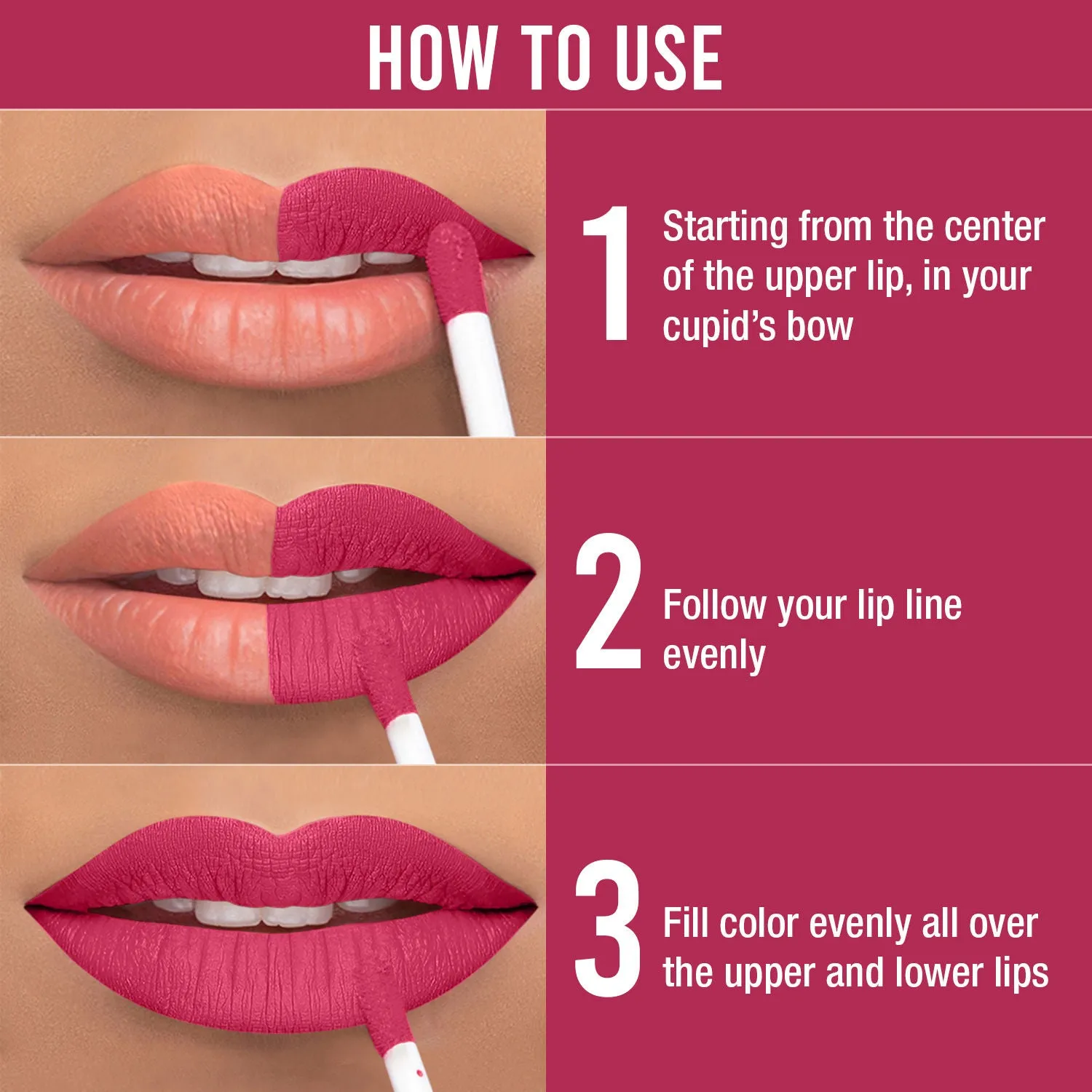 NY Bae Confessions of a Lip-a-holic Liquid Lipstick | Primer   Matte | Fiery Pink | Long Lasting- Bonfire 3 (4.5 ml)