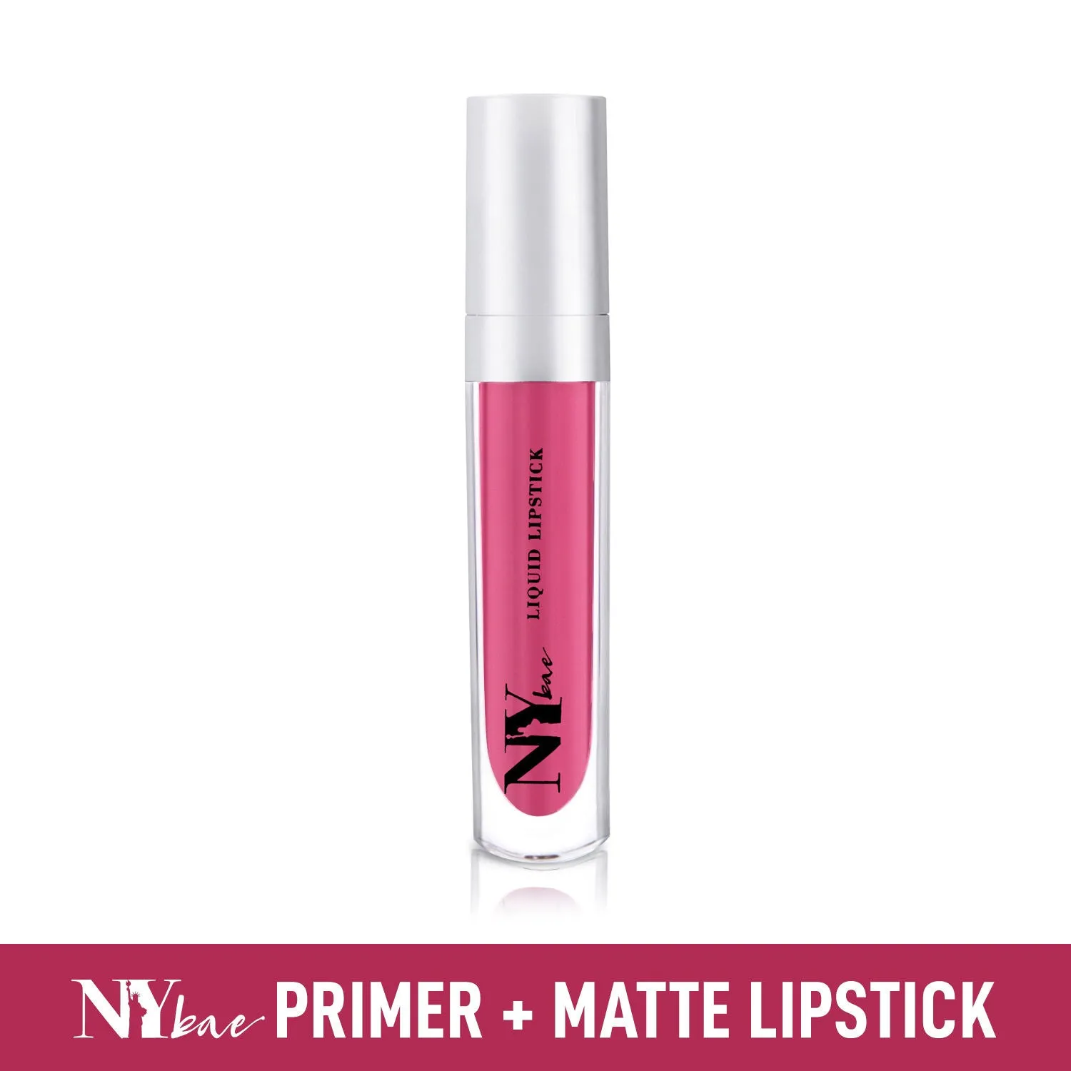 NY Bae Confessions of a Lip-a-holic Liquid Lipstick | Primer   Matte | Fiery Pink | Long Lasting- Bonfire 3 (4.5 ml)