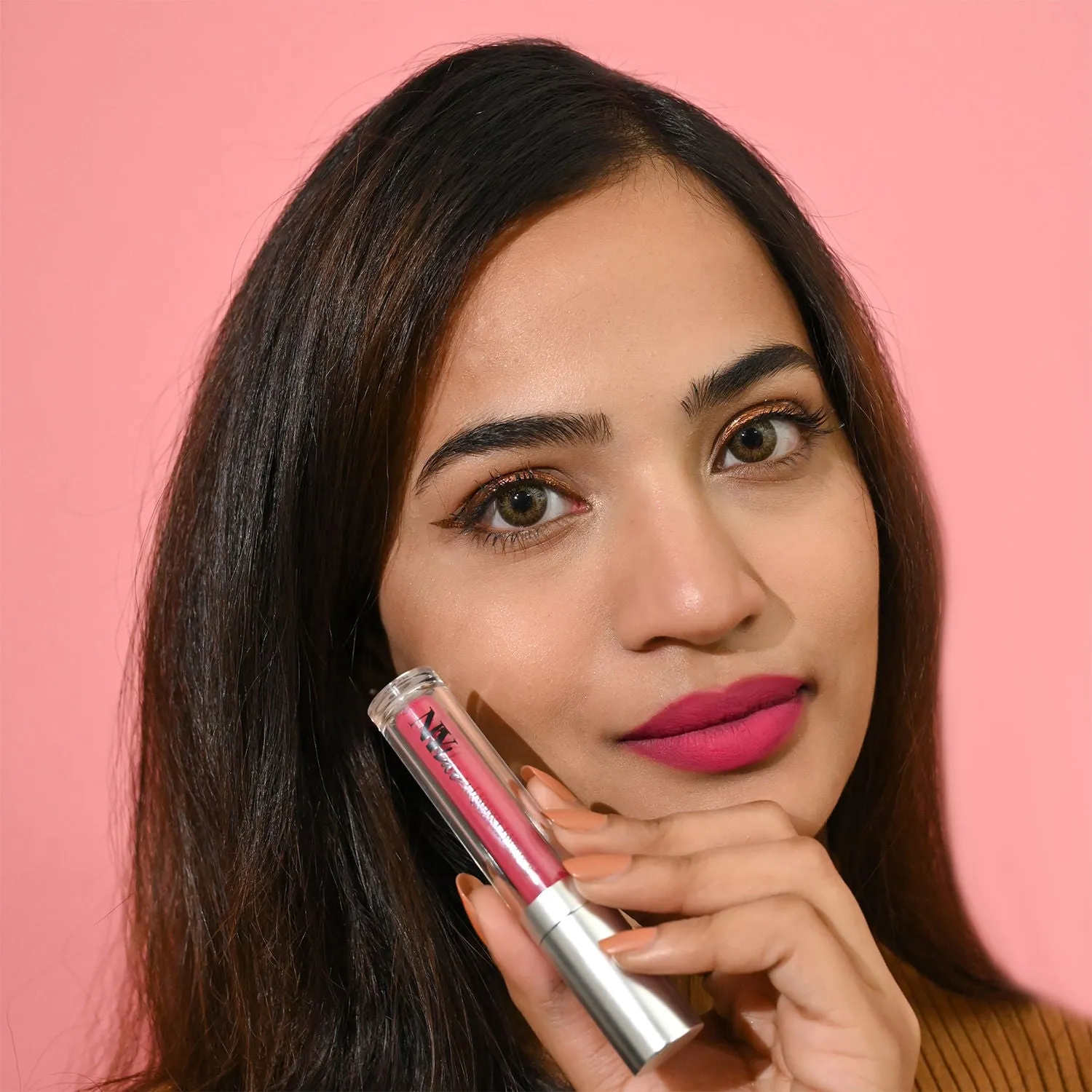 NY Bae Confessions of a Lip-a-holic Liquid Lipstick | Primer   Matte | Fiery Pink | Long Lasting- Bonfire 3 (4.5 ml)