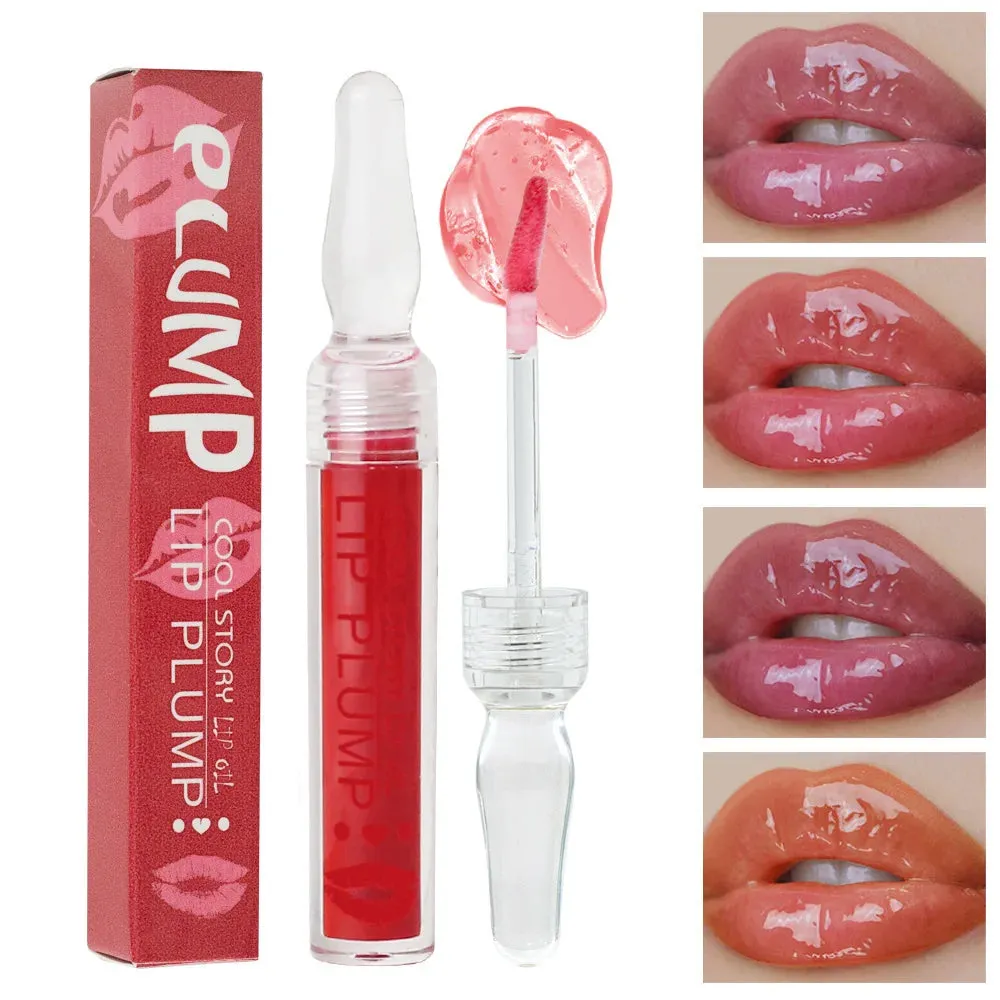 Toleet Christmas Thanksgiving gifts Winter Makeup Ideas Lip Plump Serum Increase Lips Elasticity Instant Volumising Essential Oil Reduce Fine Lines Moisturizing Nourish Sexy Lip Care