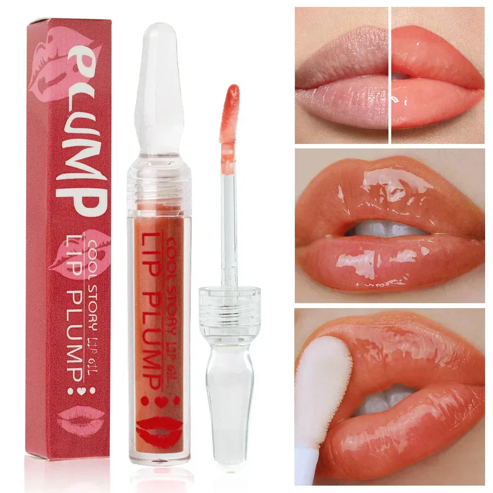 Toleet Christmas Thanksgiving gifts Winter Makeup Ideas Lip Plump Serum Increase Lips Elasticity Instant Volumising Essential Oil Reduce Fine Lines Moisturizing Nourish Sexy Lip Care